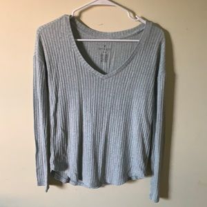 Small light blue top